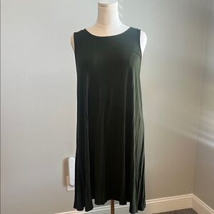 Old Navy Forest Green Midi Dress